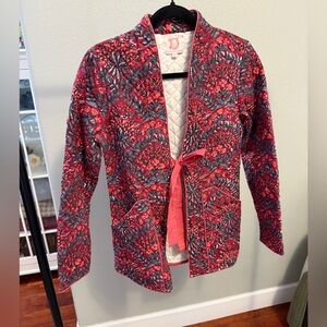 Victoria Dunn quilted jacket, EUC, worn only once. Size XS.